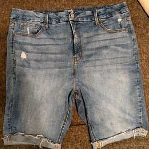 Denim shorts